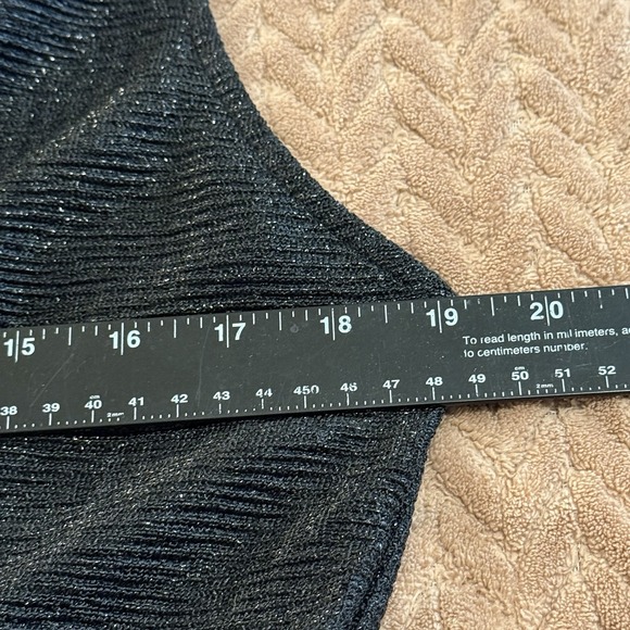 Torrid Womens 1/1X Dress Midi Black Sparkle Sleeveless Shift Formal Whimsigoth - Picture 5 of 11